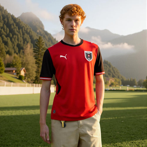 Maillot Autriche domicile Coupe du Monde 2026